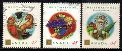 08039 Canada 1289/91 Natal Pinturas Diversas U