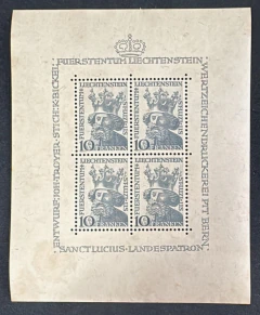 Liechtenstein 1946 - Bloco #6 - 150 Euros.