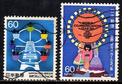 08204 Japão 1465/66 Comunicação U (a)