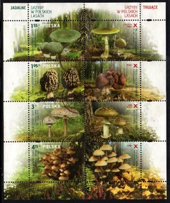 08383 Polônia 4286/93 Cogumelos (denteação solta) U