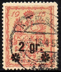 08400 Polônia Serviço de Interior 12 Brasão de Varsóvia U (b)