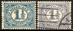 09032 Holanda 67 +67a Numerais U (b)