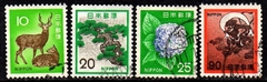 09304 Japão 1033/35 + 1037 Temas Diversos U