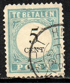09329 Holanda Taxas 5 Numeral Tipo III U