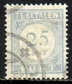 09332 Holanda Taxas 59 Numeral U (d)