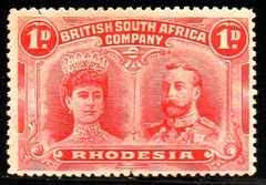 09557 Rodésia 22 Rainha Mary e George V NNN