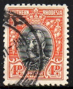 09563 Rodésia do Sul 19 George V U