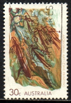 09723 Austrália 445 Arte Aborigene U (b)