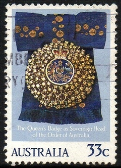 09765 Austrália 904 Insignia Rainha Elizabeth U (d)