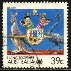 09825 Austrália 1098 Arte Turismo U (a)