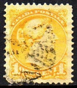 09838 Canada 28a Rainha Vitória U (a)