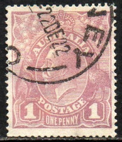 09847 Austrália 21 George V Canguru U (a)