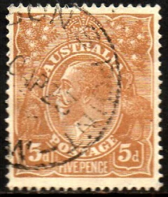 09858 Austrália 30 George V Canguru U (b)