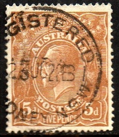 09858 Austrália 30 George V Canguru U (c)