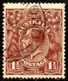 09862 Austrália 34 George V Canguru U (b)