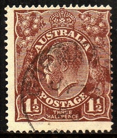 09862 Austrália 34 George V Canguru U (d)