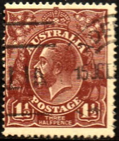 09862 Austrália 34 George V Canguru U (e)