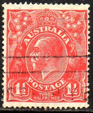 09863 Austrália 52 (B) George V Canguru U (a)