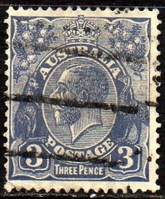 09865 Austrália 54 (A) George V Canguru U (d)