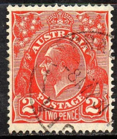 09869 Austrália 73 George V Canguru U