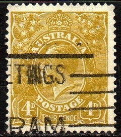 09869 Austrália 81 George V Canguru U