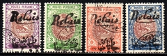 10290 Irã 343/46 Leão da Pérsia com Sobrecarga U