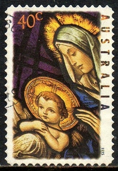 10297 Austrália 1478 Natal Vitrais U (b)