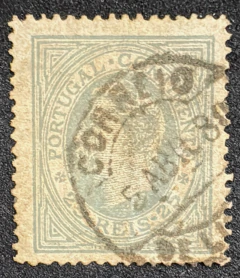 Portugal 1880/81 - Luís I - 25R usado - Yvt:54 - 30 €.