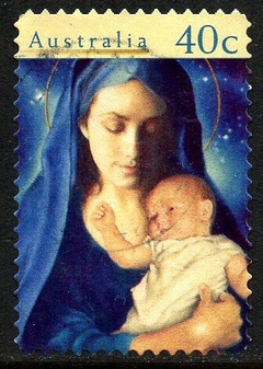 10319 Austrália 1562 Natal Pintura Sacra U (c)