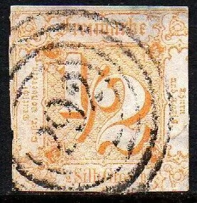 10548 Alemanha Tour Et Taxis 16 Numeral U