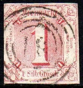 10549 Alemanha Tour Et Taxis 17 Numeral U