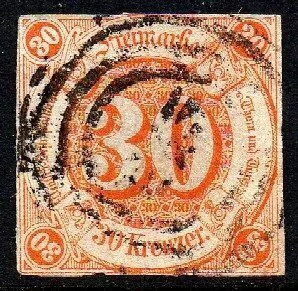 10569 Alemanha Tour Et Taxis 41 Numeral com amenci U