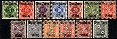 10653 Alemanha Wurtemberg Serviço 130/42 Numeral NN