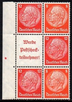 10707 Alemanha Reich S198 / S202 / W85 / W86 Hindenburg NNN