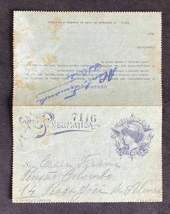 Brasil Carta Pneumática Circulada com Chancela Sub Director