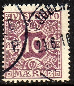 10772 Dinamarca Jornais 15 Numeral U