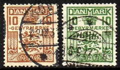10780 Dinamarca Taxas 20/21 Brasão U