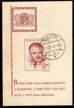 10974 Tchecoslováquia Bloco 12 Presidente Gottwald U
