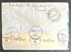 Alemanha LUFTPOST, enviado de Berlim para São Paulo. Envelope censurado pelo nazismo. - comprar online