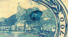 Brasil 0113 Enseada de Botafogo Variedade Mancha azul no morro 1937 N - comprar online