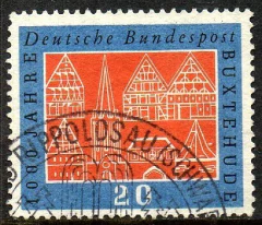 11469 Alemanha Ocidental 185 Cidade de Buxtehude Prédios U (a)
