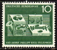11537 Alemanha Ocidental 245 Telefône de Philip Reis NNN