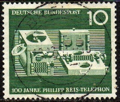 11537 Alemanha Ocidental 245 Telefône de Philip Reis U