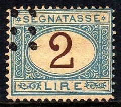 11997 Itália Taxas 14 Numeral Marrom U