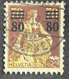 Suiça 1914- Fecho da Série - Yvt: 148 - 22,5 Euros.
