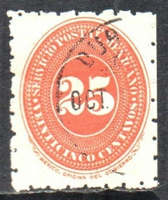 12907 México 128a (B) Numeral U