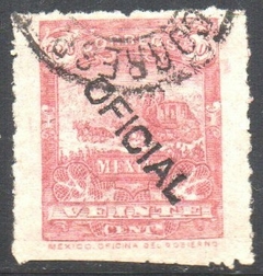 12934 México Serviço 15a Filigrana D Mala Postal U (a)