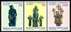 12938 Vaticano 806/08 Batismo Lituania Arte NNN