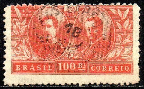 Brasil C 0013 Visita do Rei Alberto da Bélgica 1920 U (e)