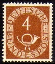 13261 Alemanha Ocidental 10 Numerais N